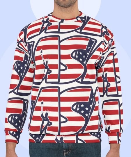 American Dream All-Over Print Unisex Sweatshirt Sweatshirt
