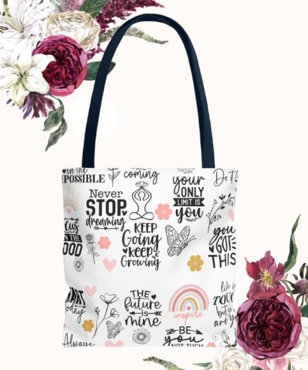 Empowerment Mantra Tote Bag
