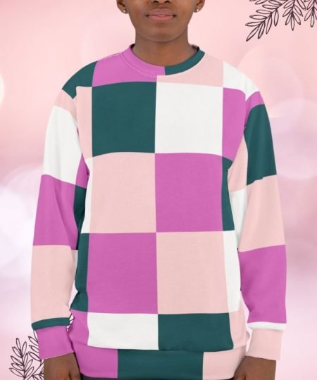 Modern Cubist Color Block Unisex Sweatshirt