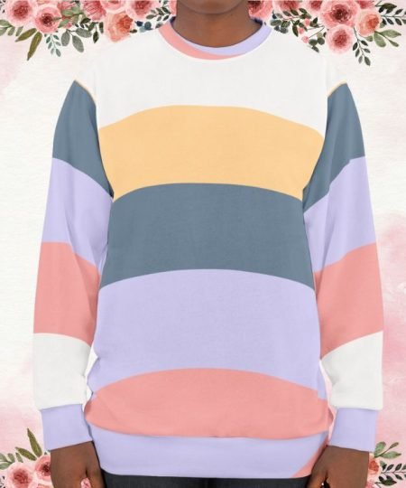 Pastel Panache Colorblock Sweatshirt